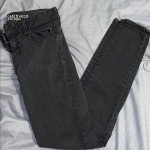 low rise black skinny jeans